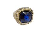 Bague pierre Bleu en or 10k model 2020