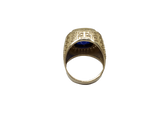 Bague pierre Bleu en or 10k model 2020