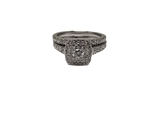 Bague Laura 1.00ct diamants en or blanc 10K