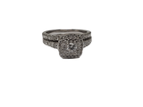 Bague Laura 1.00ct diamants en or blanc 10K