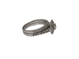Bague Laura 1.00ct diamants en or blanc 10K