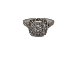 Bague Maria 1.00ct diamants en or blanc 10K
