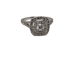 Bague Maria 1.00ct diamants en or blanc 10K