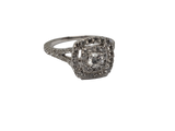 Bague Maria 1.00ct diamants en or blanc 10K