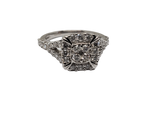 Bague Stella 1.00ct diamants en or blanc 10K