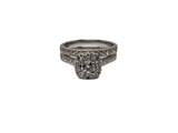 Bague Anna 1.00ct diamants en or blanc 14K