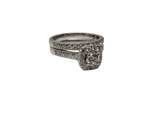 Bague Anna 1.00ct diamants en or blanc 14K