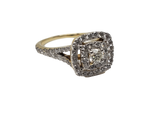 Bague 1.00ct diamants en or blanc 10K
