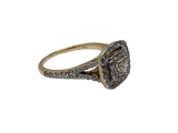 Bague 1.00ct diamants en or blanc 10K