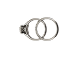 Bague 1.00ct diamants en or blanc 14K