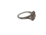Bague 1.00ct diamants en or blanc 14K