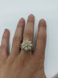 Bague King Crown 4.35ct de Diamants en or jaune 10k Exclusif