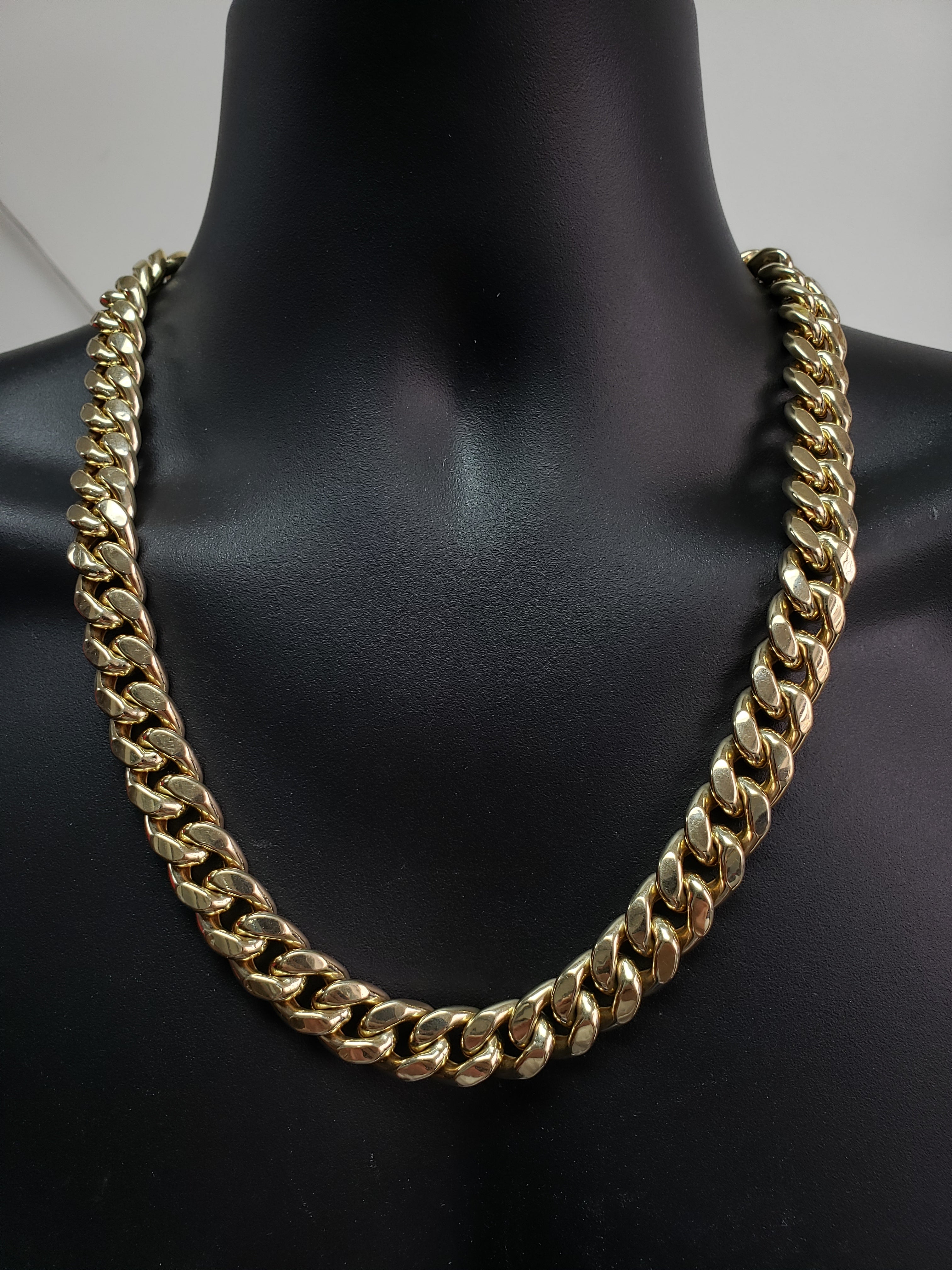 Miami Cuban Link en or 10 karat 15mm JUMBO Italien Pour Homme | For Him Miami Cuban Link Chain 15mm with Italian gold 10K MC15-Gold Custom