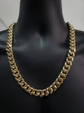 Miami Cuban Link en or 10 karat 15mm JUMBO Italien Pour Homme | For Him Miami Cuban Link Chain 15mm with Italian gold 10K MC15-Gold Custom