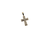 Croix 0.33ct diamants en or 10K