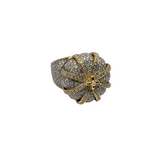 Bague Couronne 5.40ct de Diamants en or jaune 10k 2020