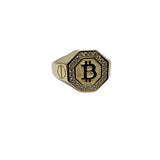 Bague Bitcoin en or 10k model 2020 LA029