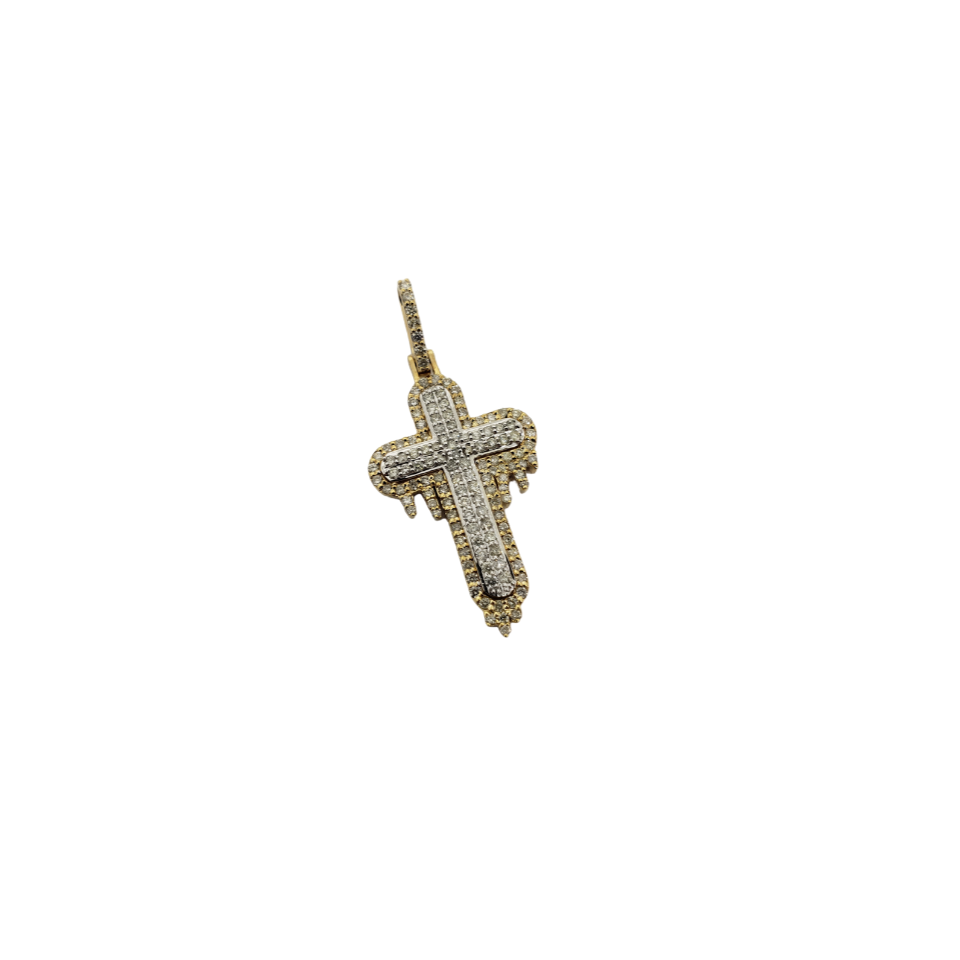 Croix Drip 1.25ct  diamants en or 10K 2020