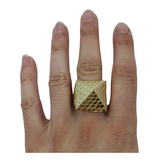 Bague PYRAMIDE en or 10k model 2020 LA037