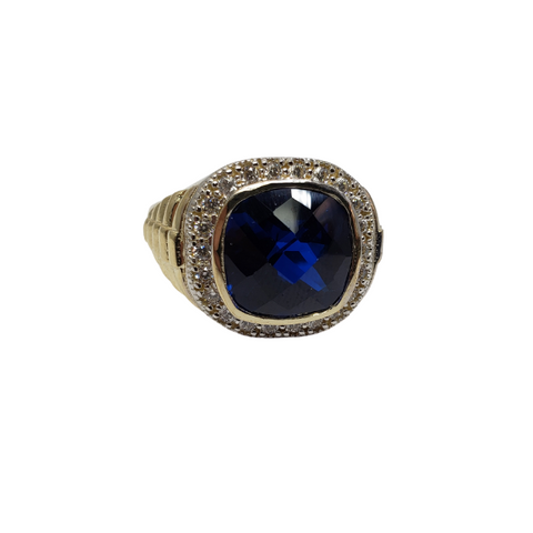 Bague Beverly Blues en or 10k model 2020 LA010