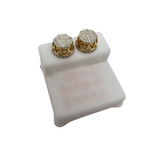 10K 0.45CT Diamond Stud Screw Back Earring DE-014