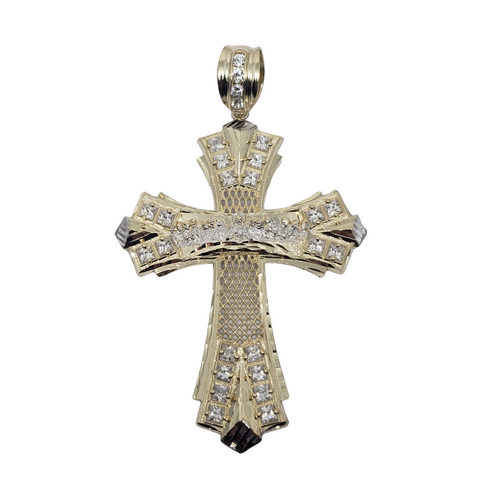 Pendantif Croix Le Dernier Souper JUMBO en or 10k modele 2020 LA111