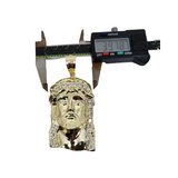 Pendantif Jesus Head W Stones  en or 10k modele 2020 LA194