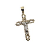 Pendantif Croix cubaine avec Jesus en or 10k modele 2020 LA115