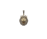 Lion Crown King 1.14ct diamants en or 10K