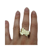 Bague Nuggo-13 en or 10k model 2020 LA046