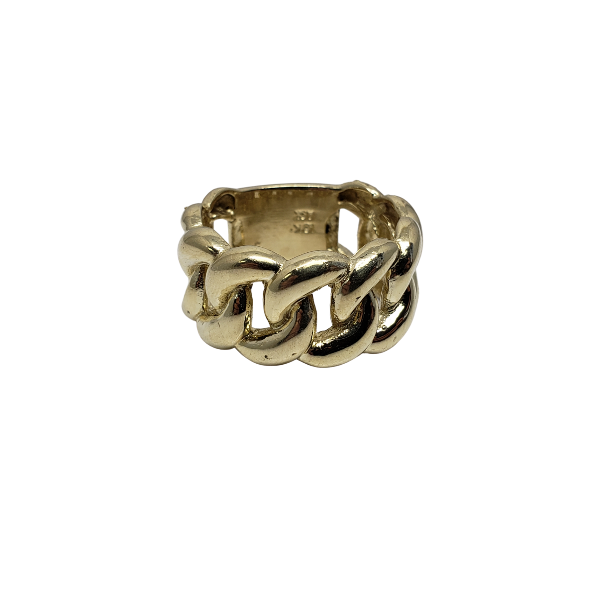 Bague Extra Large Cuban Link en or 10k model 2020 LA045