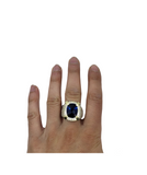 Bague Encino bleu en or 10k model 2020 LA002