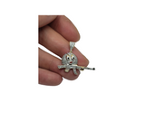 Smiley-ak47 0.58ct diamants en or 10K