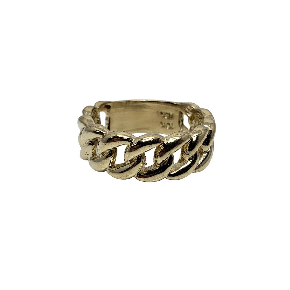 Bague Medium Cuban Link en or 10k model 2020 LA043