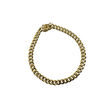 Bracelet Miami Cubaine Link 6mm en or 10k Italien | Miami Cuban Link Bracelet for Men 6mm Italian Yellow Gold 10k B-MC60-Gold Custom