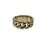 Bague Large Cuban Link en or 10k model 2020 LA044