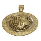 Pendantif World is yours en or 10k modele 2020 LA158