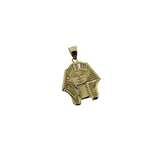 Pendantif Pharaoh d'Egypte 2.0 en or 10k modele 2020 LA160