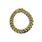 Bracelet Miami Cubaine Link 13mm en or 10k Italien | Miami Cuban Link Bracelet for Men 13mm Italian Yellow Gold 10k B-MC13-Gold Custom