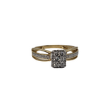 Bague Athena en or jaune 14k BUR-385