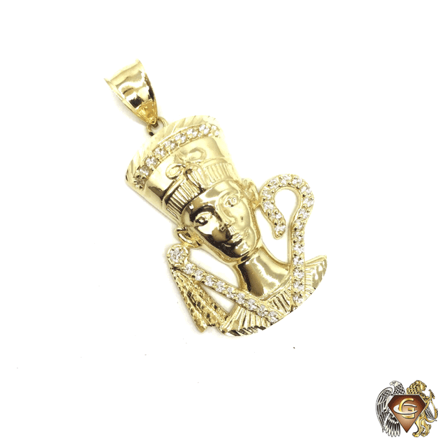 Nerfertiti en or diamond cut crystaliser - orquebec