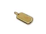 Army Tag en or 10k pour homme - orquebec