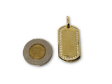 Army Tag en or 10k pour homme - orquebec