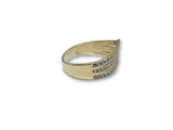 Bague 2 tons en or 10k pour elle - orquebec