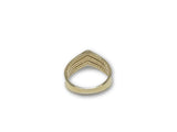 Bague 2 tons en or 10k pour elle - orquebec