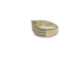 Bague 2 tons en or 10k pour elle - orquebec