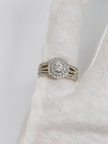 Bague Alexia 1.00ct de diamants en or jaune 14K N4 - orquebec