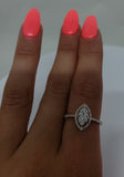 bague Aliya  0.35ct de diamants en or 14k Nouveaux - orquebec