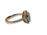 bague Aliya  0.35ct de diamants en or 14k Nouveaux - orquebec