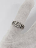 Bague Anita 0.75ct de diamants en or blanc  10K N6 - orquebec